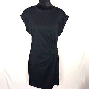 GAP Black Faux Wrap Dress